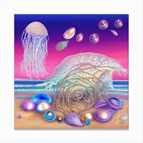 Jellyfish 1 Canvas Print