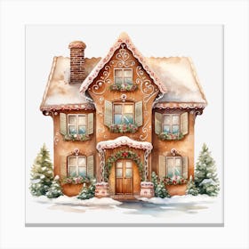 Gingerbread House 5 Canvas Print