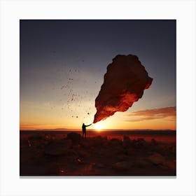 Red Rock Bender Canvas Print