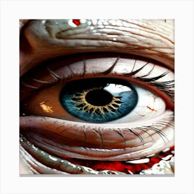 Zombie Eye Canvas Print