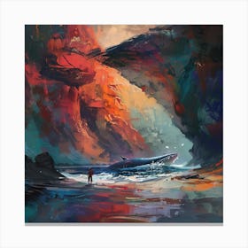 Cave Of Whales Canvas Print