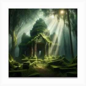 Ancient temple 1 Canvas Print