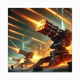 Phoenix Artillery Role Converted Canvas Print