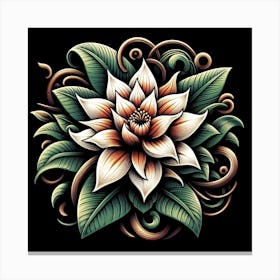 An exotic flower Canvas Print