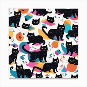 cat wallpaper Canvas Print