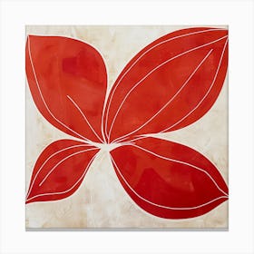 Red Flower Canvas Print