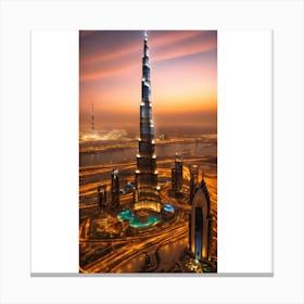 Burj Khalifa Canvas Print