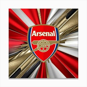 Arsenal F.C Logo Wall Art 17 Canvas Print