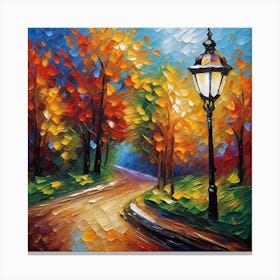 Street Lamp Canvas Print