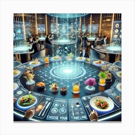 Interactive Elements Scifi Canvas Print