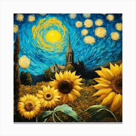 Sunflowers 1 Canvas Print