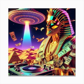 Egyptian King 1 Canvas Print