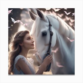 Fairytale Horse 5 Canvas Print