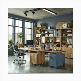 Office Space 1 Canvas Print