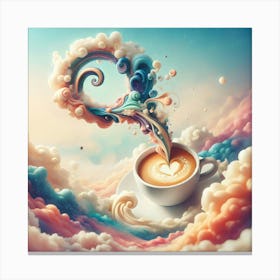 Coffee And Clouds 3 Canvas Print