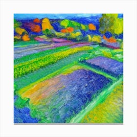 Green Vegetables Farm Adeline Yeo Canvas Print