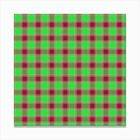 Plaid Fabric 95 Canvas Print