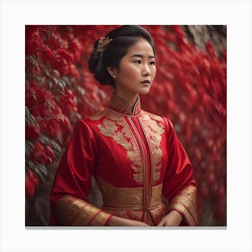 Chinese Traditional Beauty Canvas Print
