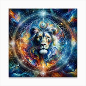 Lion Of The Forest Canvas Print