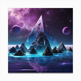 Pyramid of Thea Canvas Print