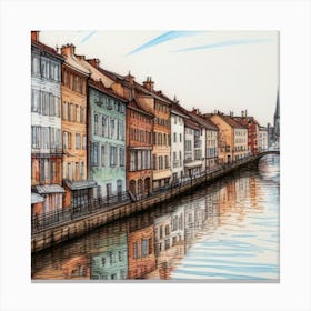 River Street Canvas Print