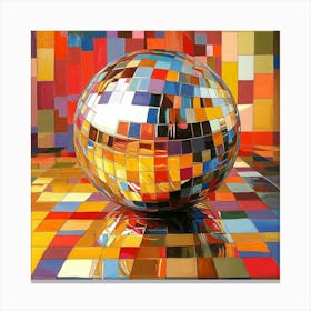 Disco Ball Art 28 Canvas Print