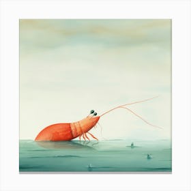 Red Shrimp In The Ocean Leinwandbild