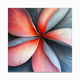 Floral Art 0009 11 Poster Nov Frangipani 0014 Bp6586 A Close Up Of The Center Inside An Adorable Rare Find Fr 02571966 6 Canvas Print