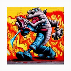 Street Art 1 Canvas Print