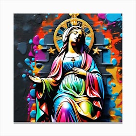 Virgin Mary 11 Canvas Print