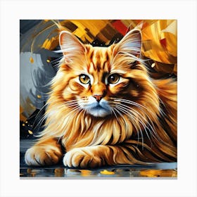 Coon Cat 2 Canvas Print