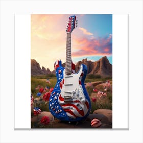 Red, White, and Blues 4 Canvas Print