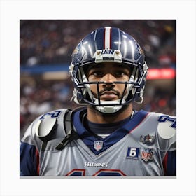 Patriots Player Canvas Print