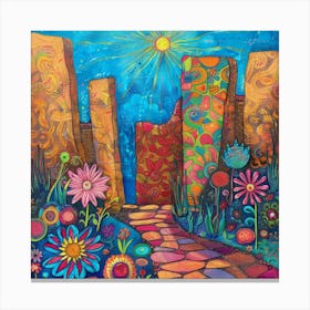 Path To The Sun Canvas Print