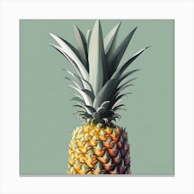 Pineapple Still Life Canvas Print