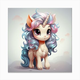 Cute Unicorn 4 Canvas Print