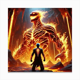 A Scene Depicting The Moment Ronan Forms The Eleme Canvas Print