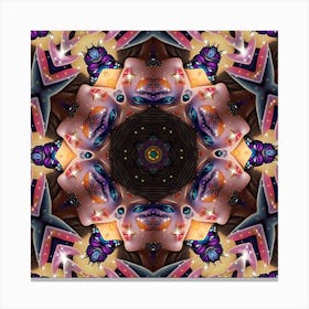 Butterfly Mandala 1 Canvas Print