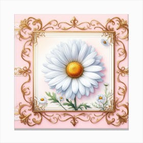 Golden Daisy Canvas Print