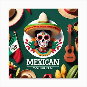 Mexican Tourism 1 Canvas Print