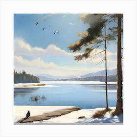 Winter Landscape Canvas Print