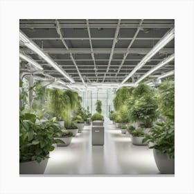 Indoor Plant Nursery Canvas Print