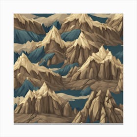 Mountain Range 1 Canvas Print