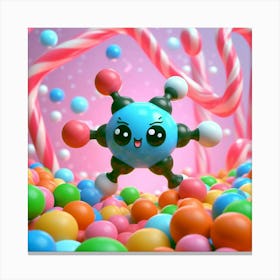 "Molecule Candy" [Risky Sigma] Canvas Print