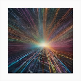 Abstract Space Background 12 Canvas Print