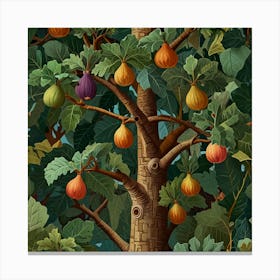 Fig Tree Art Print 0 Canvas Print