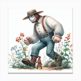 Jack the Giant Killer Canvas Print