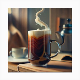Coffee In A Cup Canvas Print