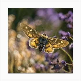 Golden Moth Canvas Print