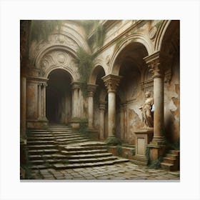 Ruins Of An Ancient City Canvas Print